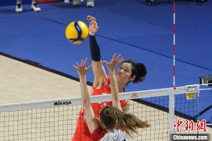 世界女子排球联赛香港站：中国队3-0力克德国队
