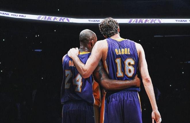 科比影像致敬加索尔：兄弟情谊铸就紫金王朝